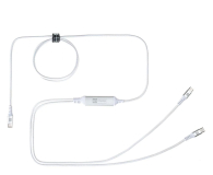 Adam Elements Intelligent Cable Extender USB-C to Dual USB-C 100W white - 1352322 - zdjęcie 2